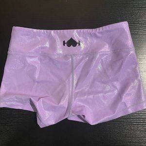 Wodbottom Shiny Lavender Athletic Shorts